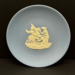 NIB Powder Blue Wedgwood Jasper-ware coaster/small plate.